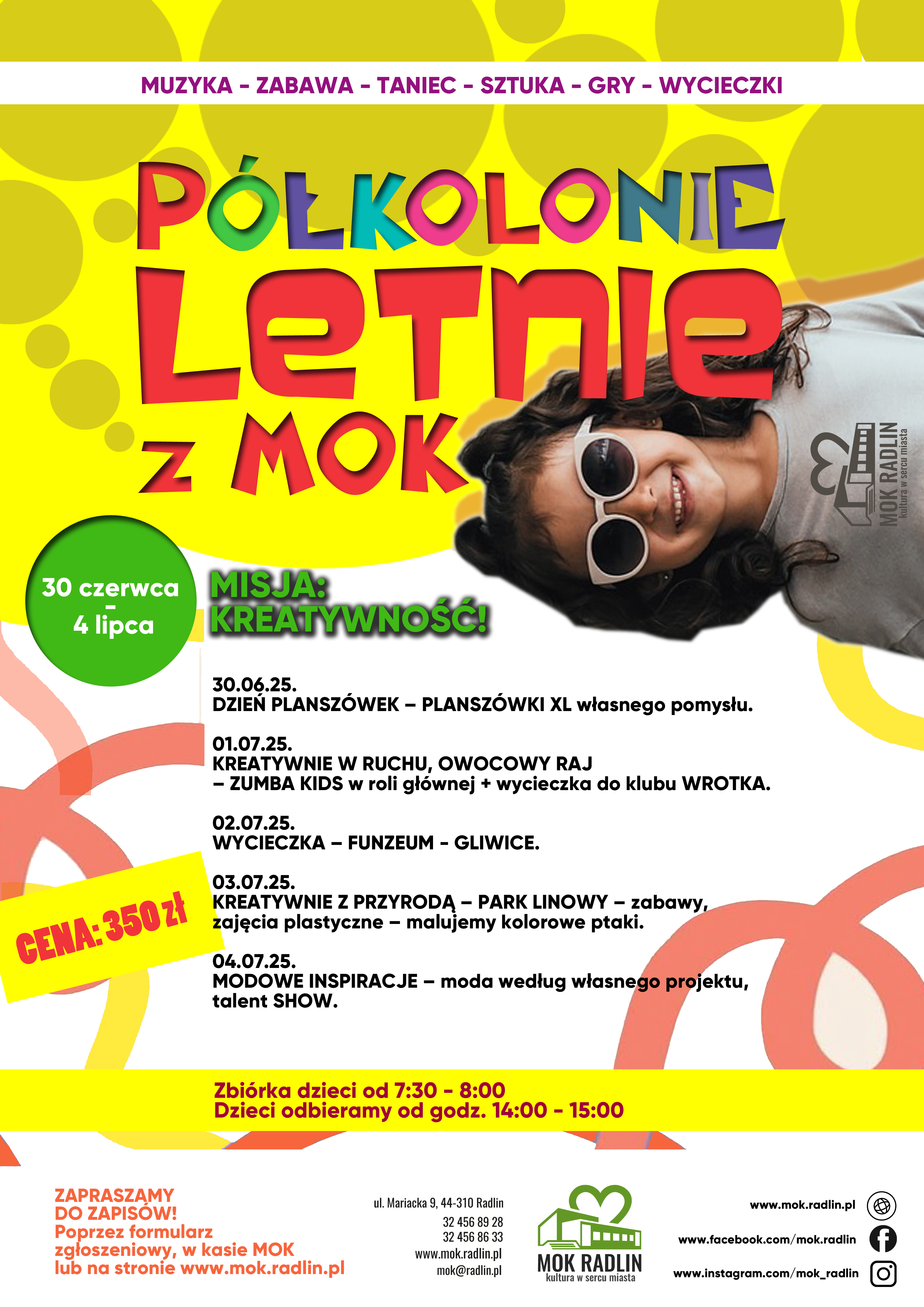 PÓŁKOLONIE LETNIE Z MOK