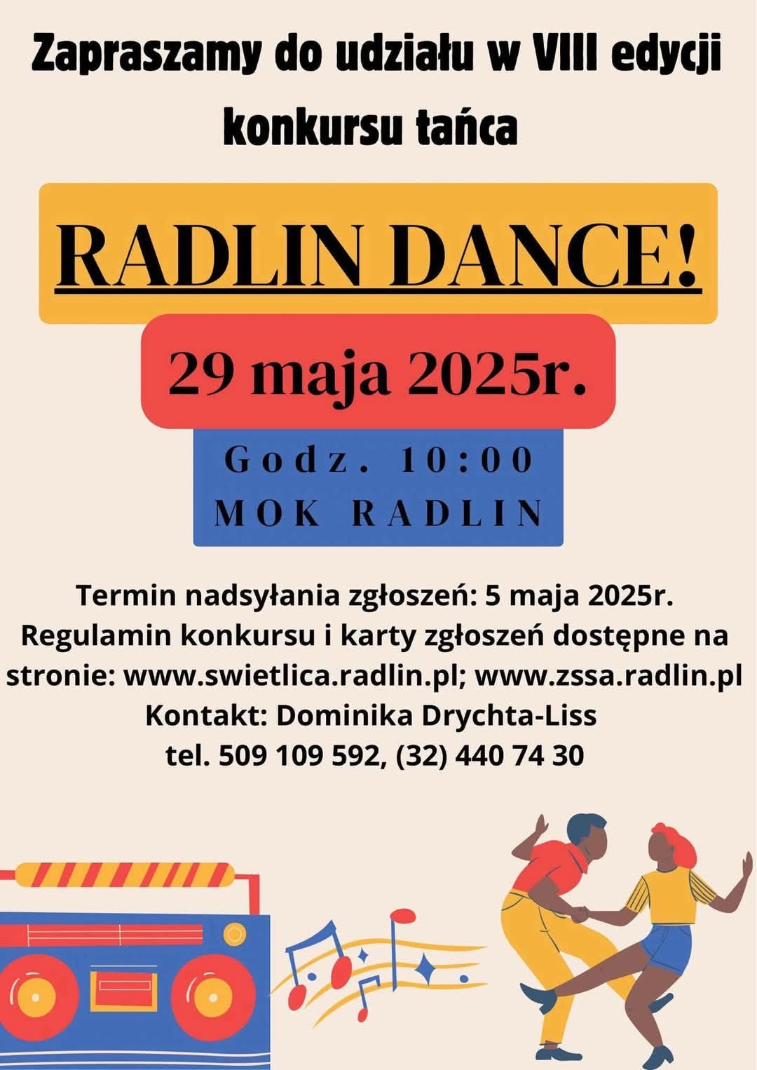 VIII edycja konkursu tańca RADLIN DANCE