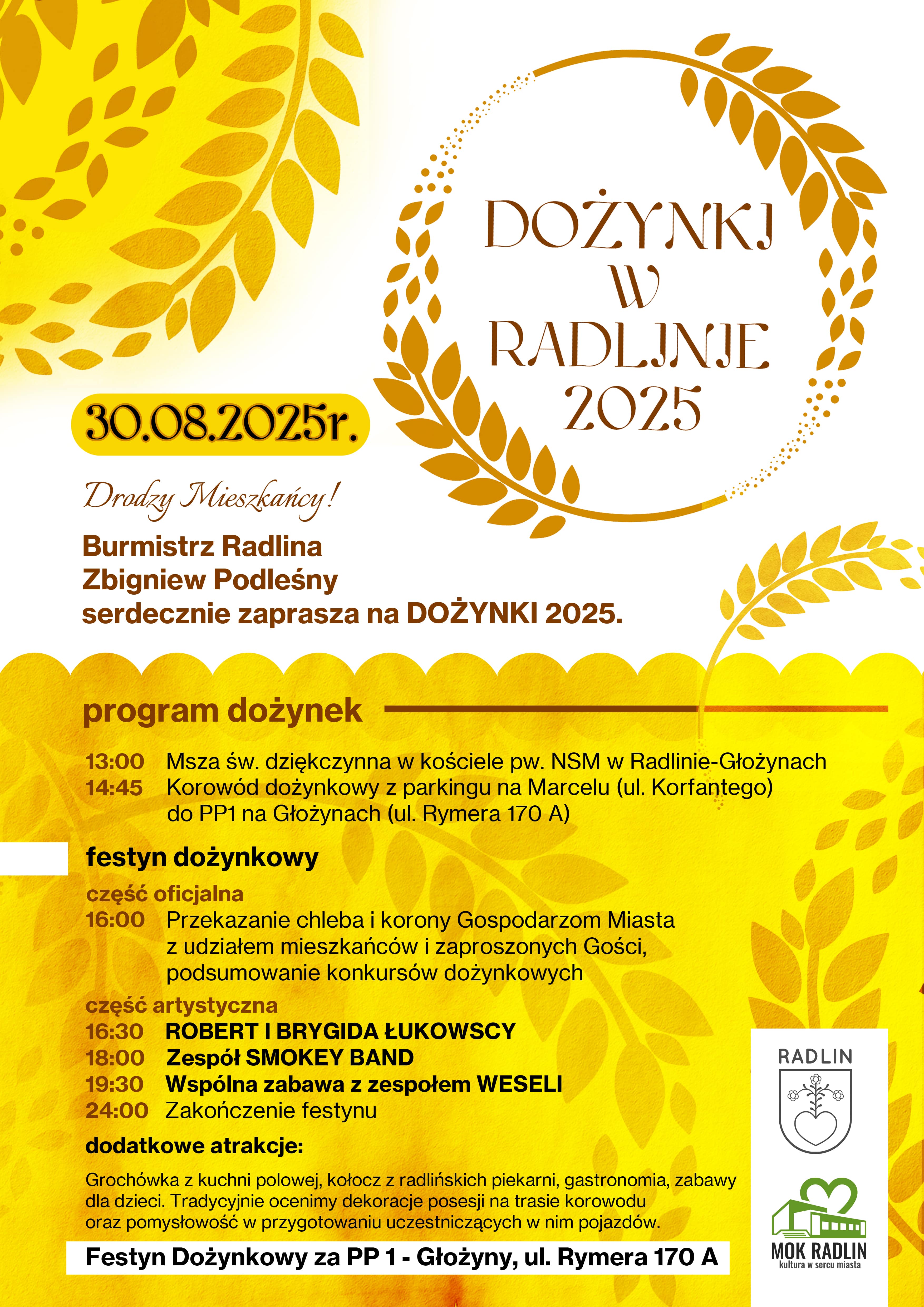 DOŻYNKI w Radlinie 2025