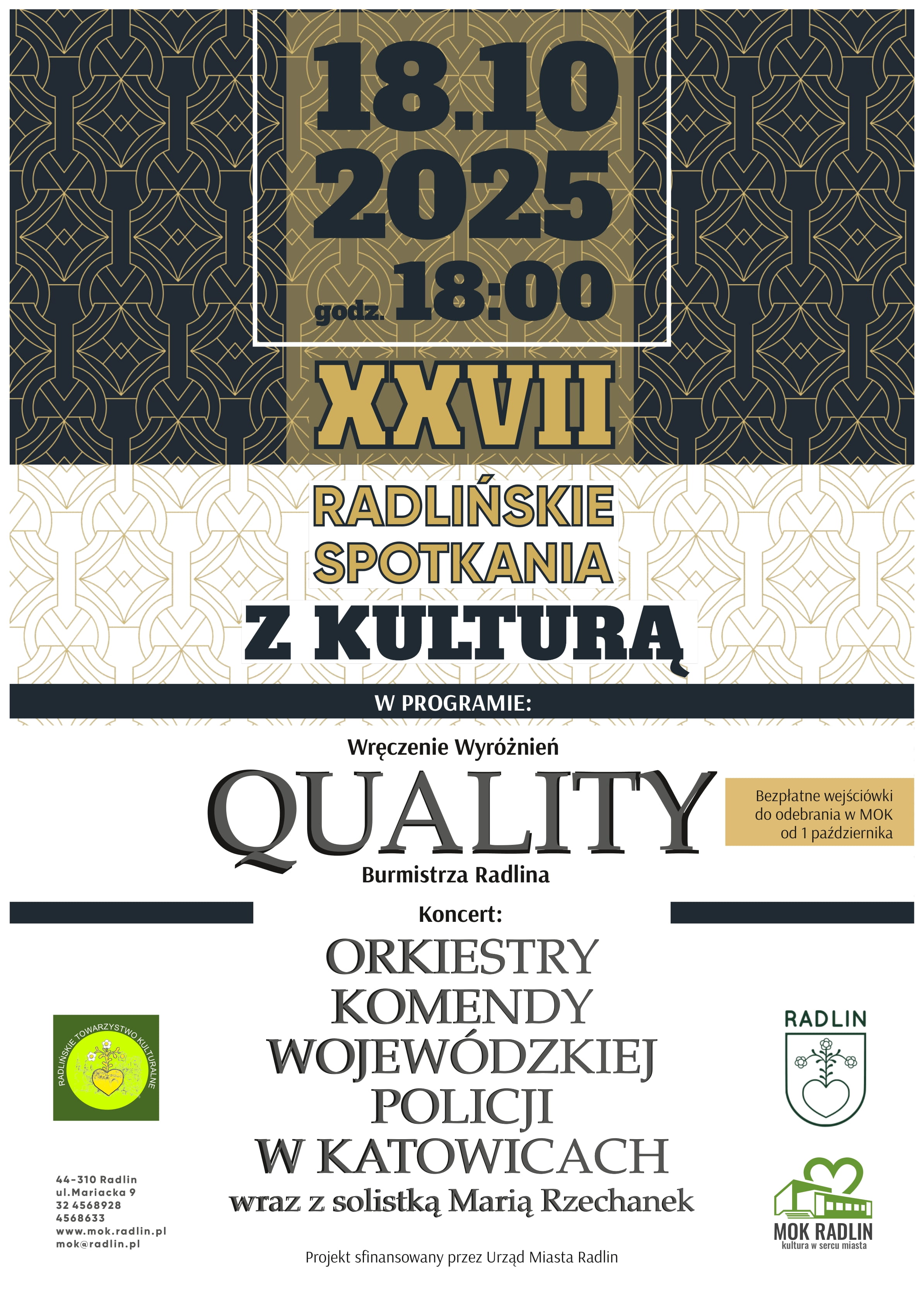 XXVII Radlińskie Spotkania z Kulturą