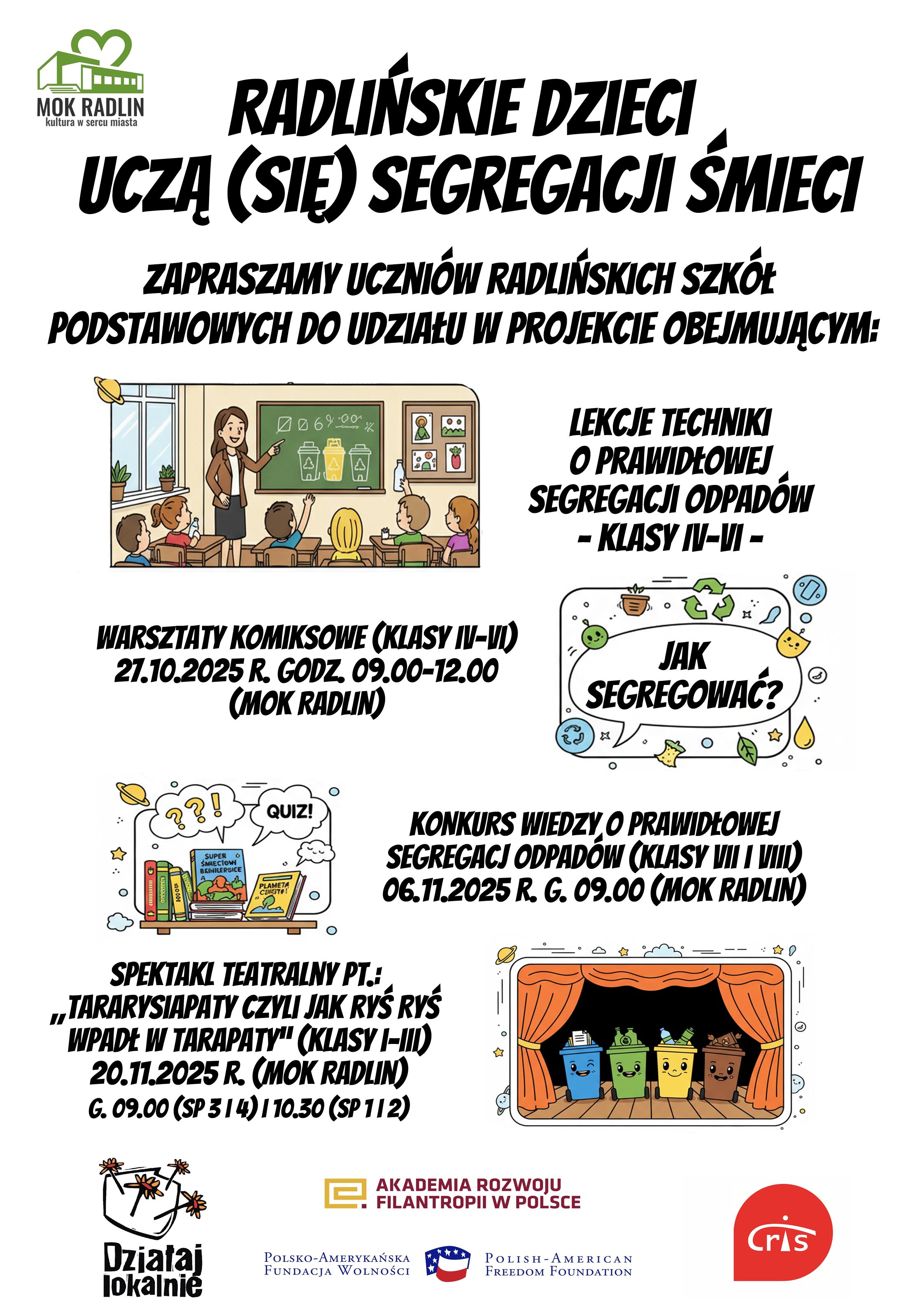 Warsztaty komiksowe dla uczni&oacute;w klas IV&ndash;VI