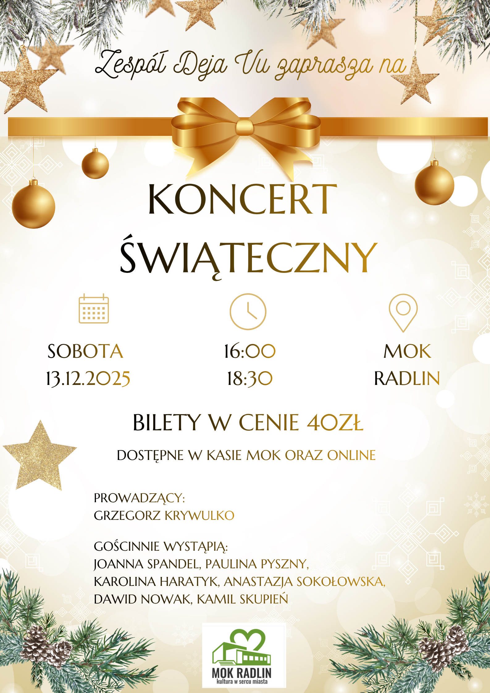 Plakat Koncertu Świątecznego