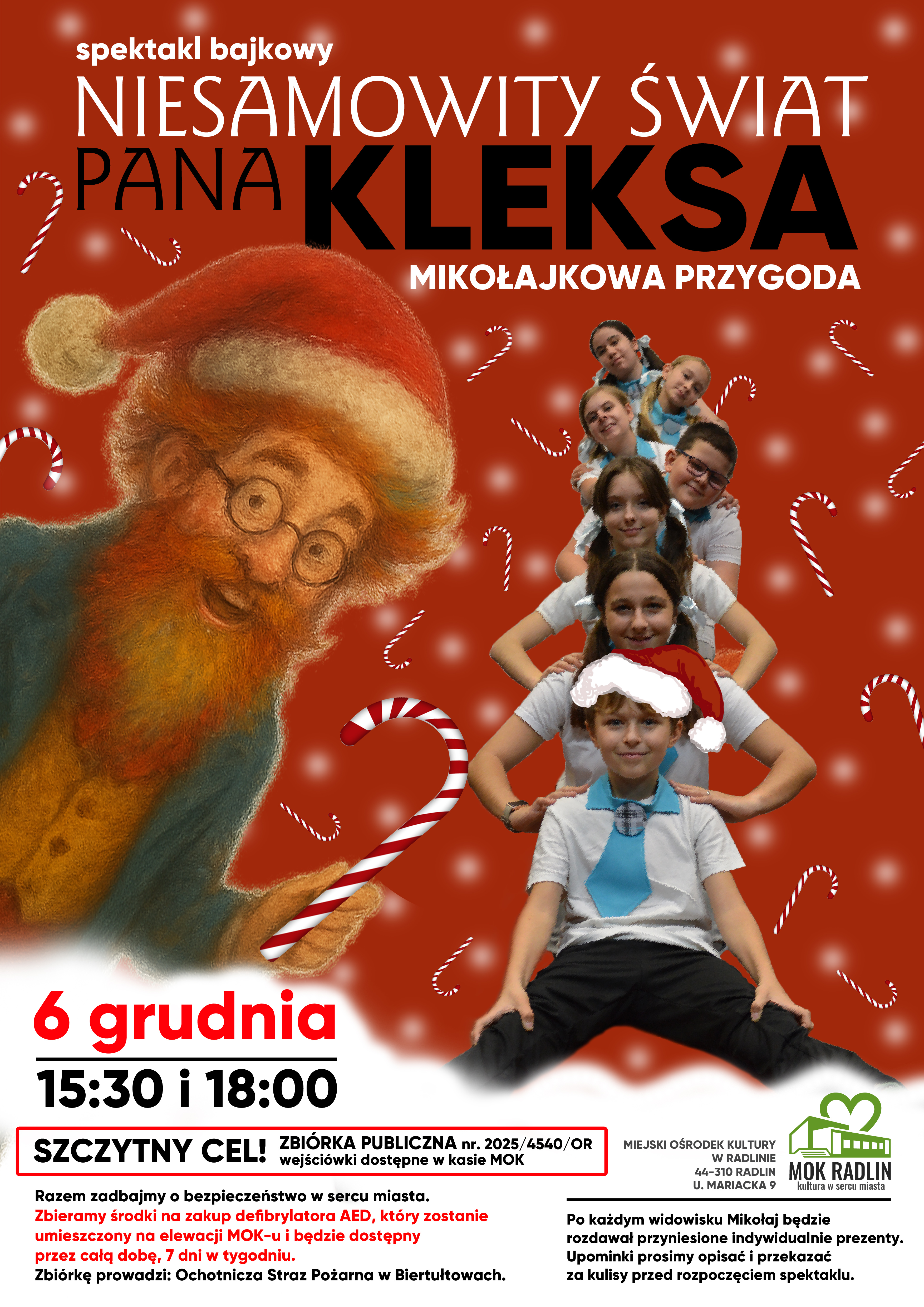 Plakat wydarzenia NIESAMOWITY ŚWIAT PANA KLEKSA w wykonaniu Grupy Artystycznej PRZYTUP