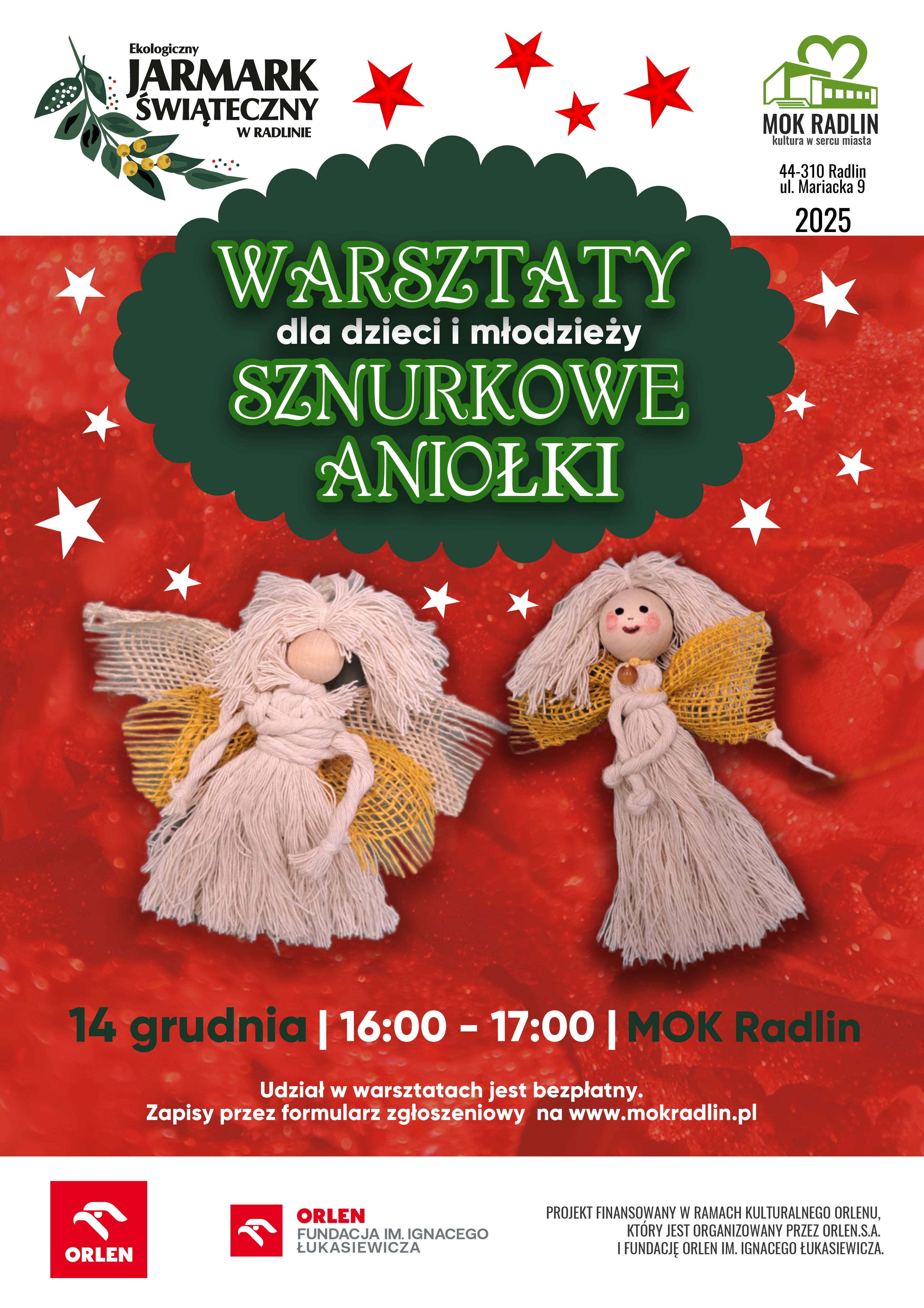 Sznurkowe Aniołki - Warsztaty dla dzieci i młodzieży