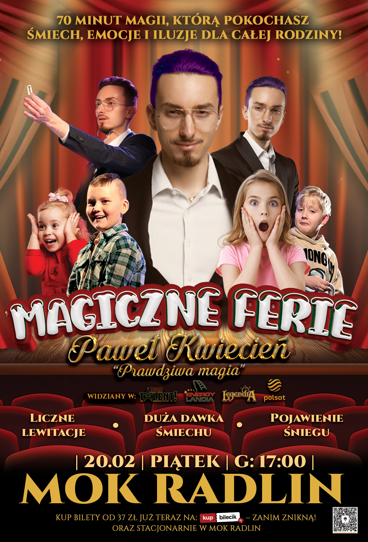 &bdquo;Prawdziwa Magia&rdquo; - familijny spektakl iluzji, z Pawłem Kwietniem