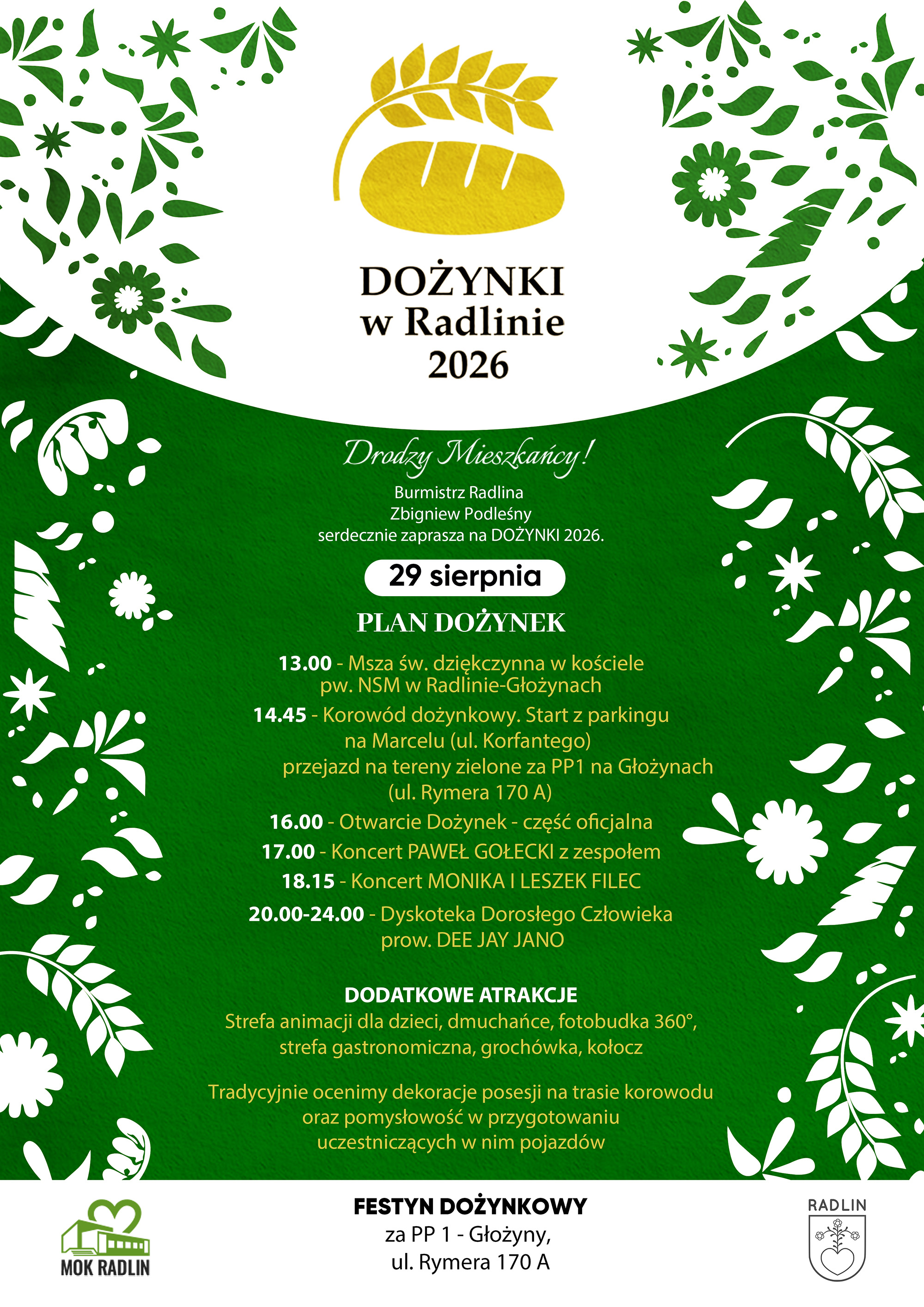 DOŻYNKI w Radlinie 2026