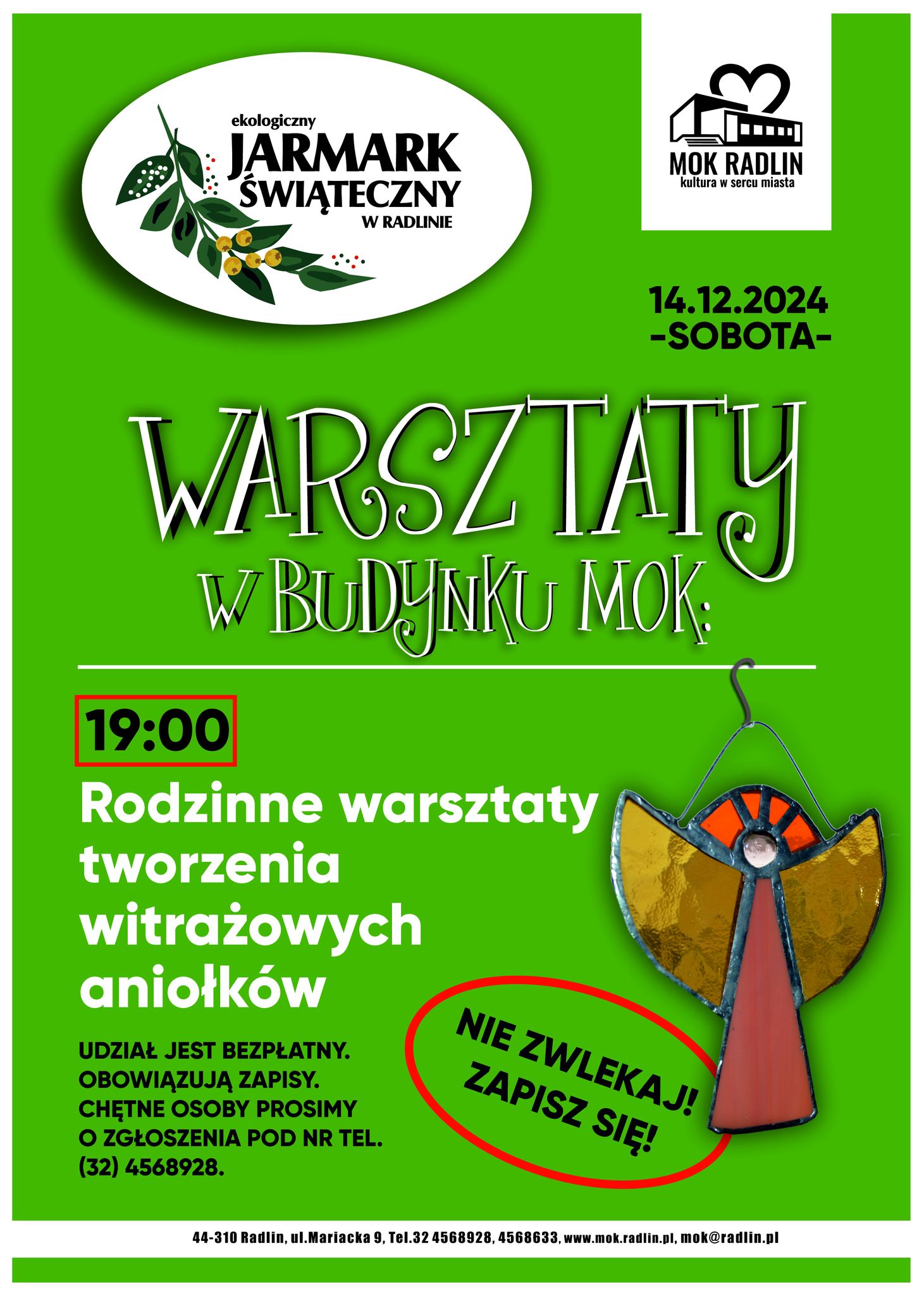 Rodzinne warsztaty tworzenia witrażowych aniołków